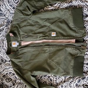Womens carhartt bomber jacket, xs